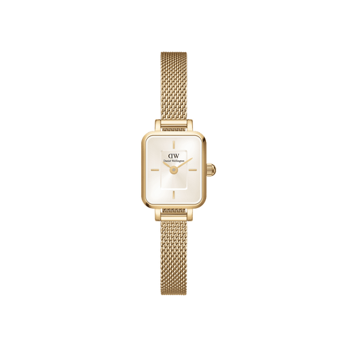 Daniel Wellington Quadro Mini Evergold Champagne Watch