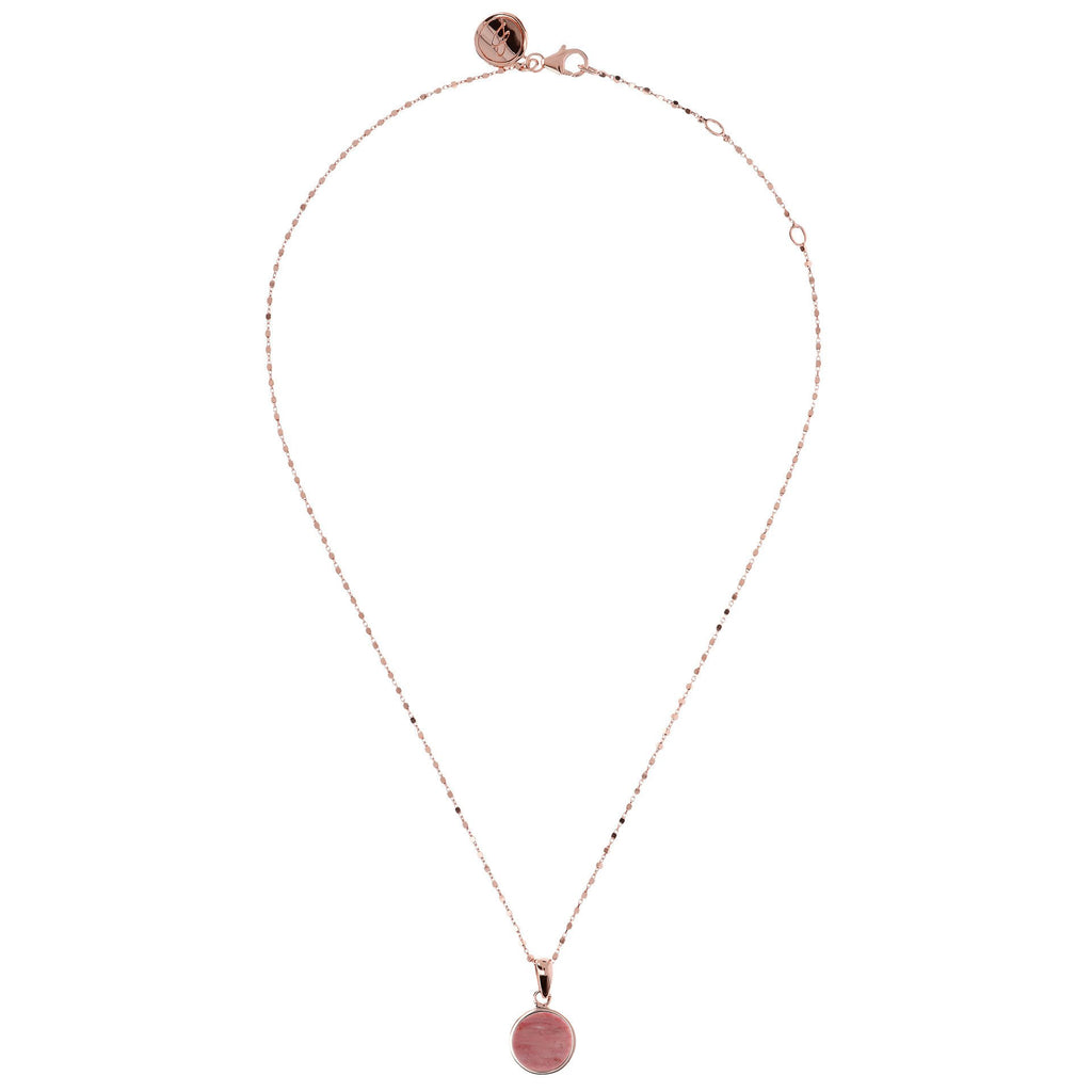 Bronzallure Small Disc Pendant Necklace