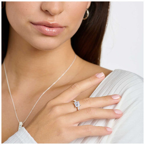 Thomas Sabo Ring white stones silver