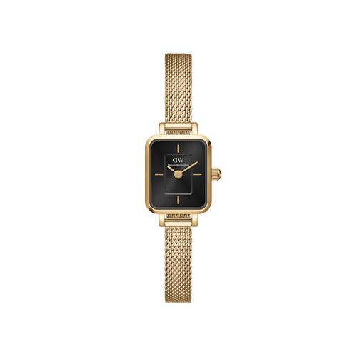 Daniel Wellington Quadro Mini Evergold Onyx Watch