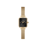 Daniel Wellington Quadro Mini Evergold Onyx Watch