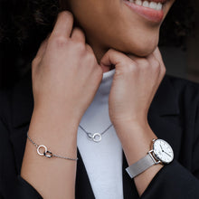 Load image into Gallery viewer, Daniel Wellington Petite 32 Silver &amp; White Watch