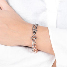 Load image into Gallery viewer, Bronzallure Rosary Bracelet Golden Ros&egrave;